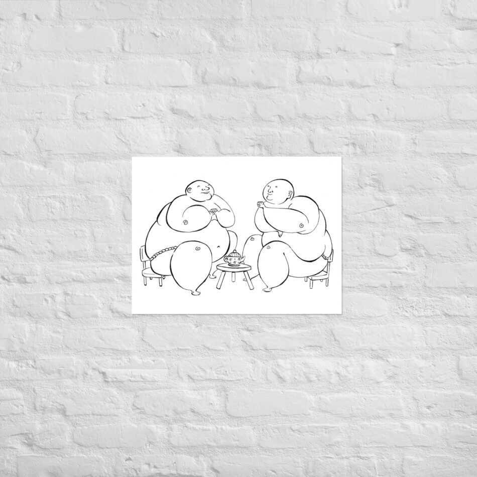 Sumo Tea Party Poster