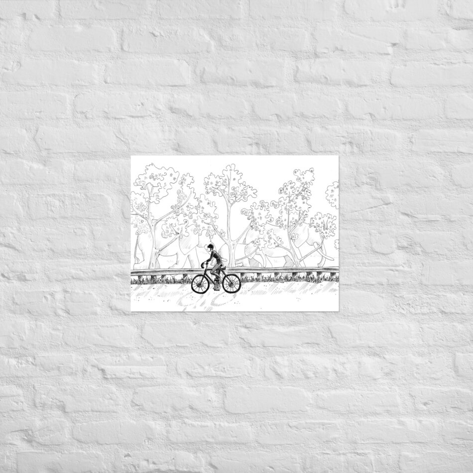 Bike Ride with Elephants