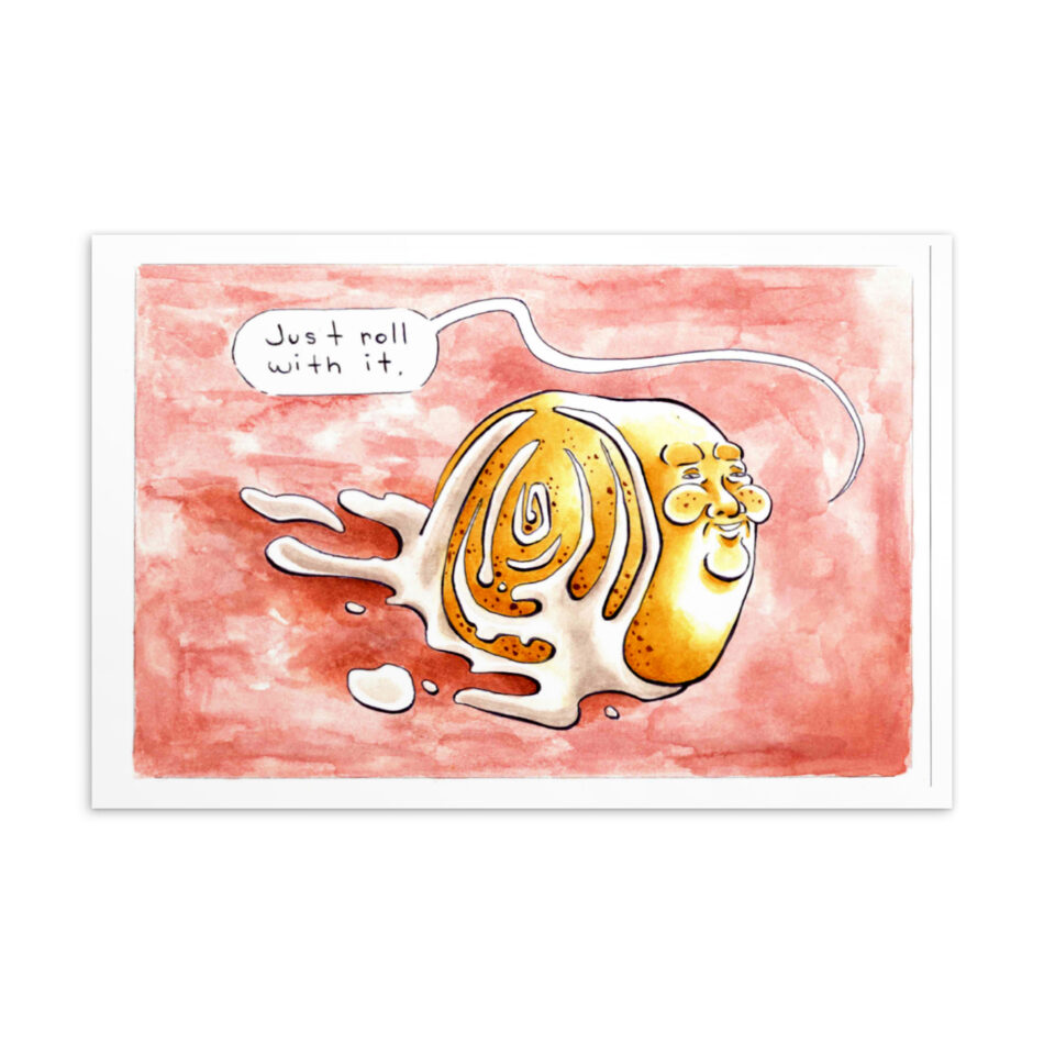 Punny Roll - Postcard
