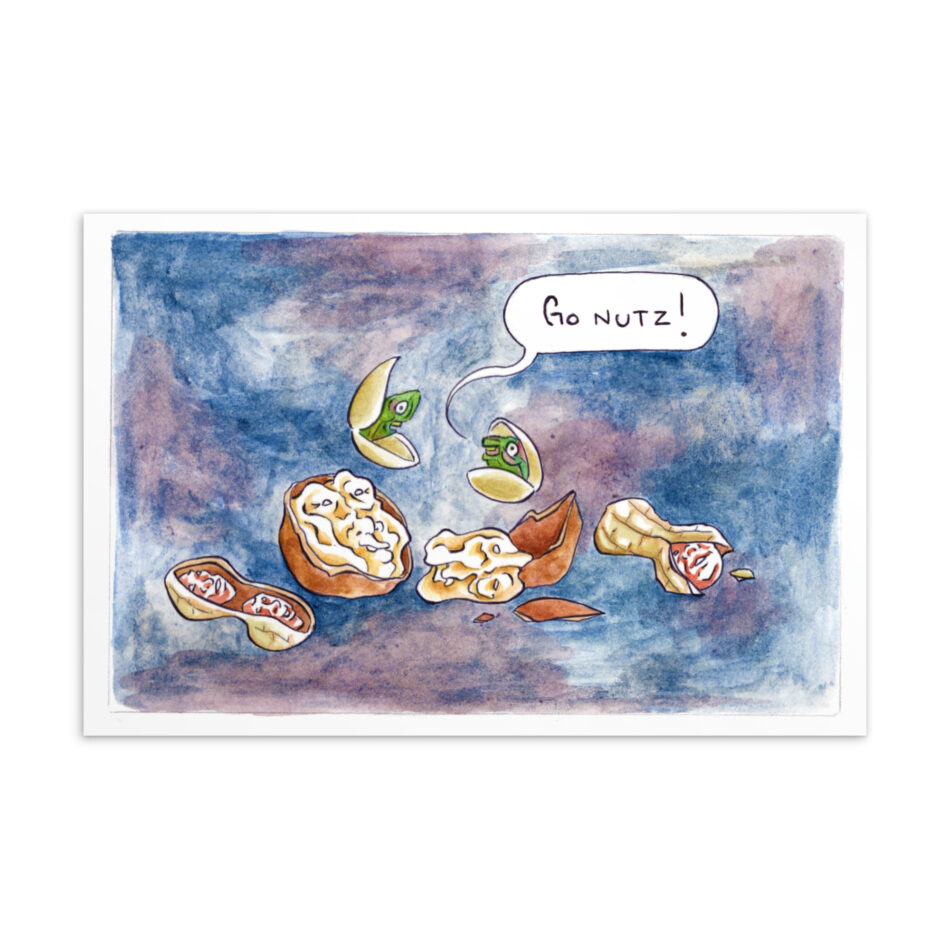 Punny Nutz - Postcard