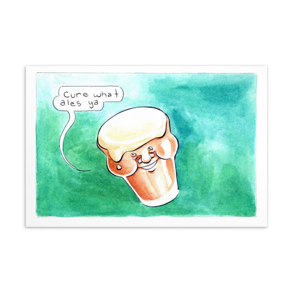 Punny Ale - Postcard