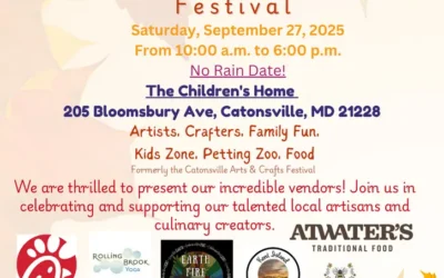 This Saturday! Join me for some family fun at the Catonsville Fall Festival!